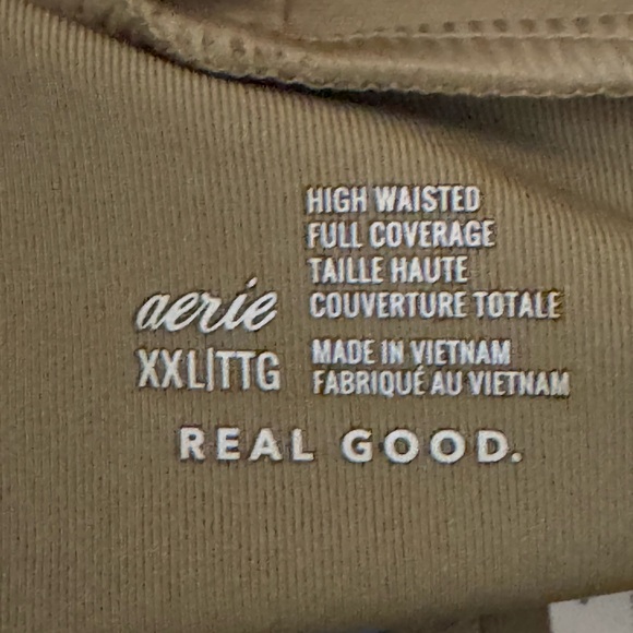 AA-504 Aerie NWT PLUS SIZE XXL High Waisted Full Coverage Green Bikini Bottoms - Picture 11 of 12